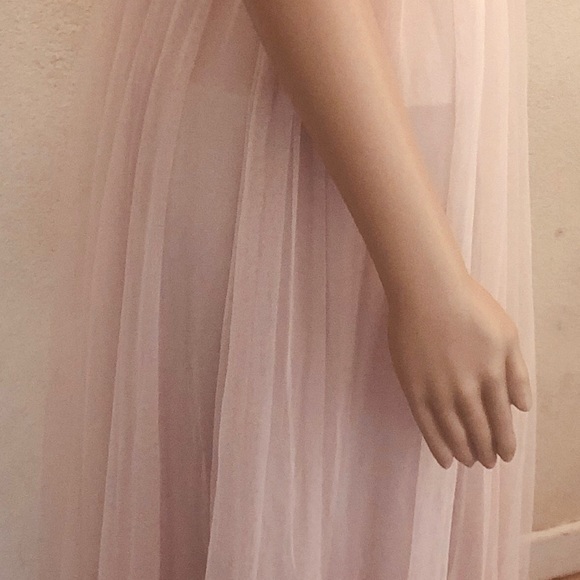 Metallic sequin & tulle Maxi dress Medium - Picture 6 of 7